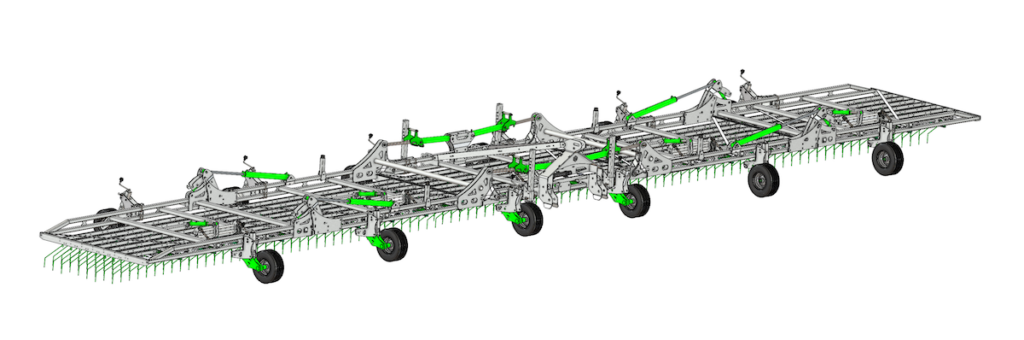New precision tined weeder