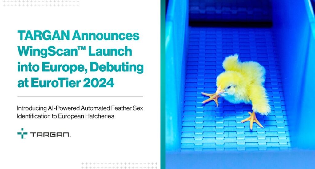European launch of automated feather sex identification system at EuroTier 2024