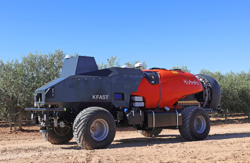 KFAST Autonomous Sprayer is an innovation in speciality crop management